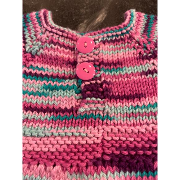 Hand-Crocheted infant or toddler dress 6-12mo - Picture 2 of 10